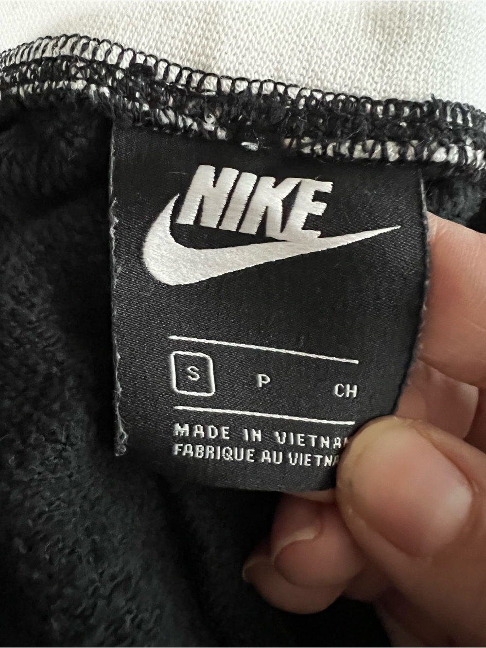 Nike Air Woman’s BB Black White Heather Colorblock HR Sweat Pant Jogger Pants - Picture 11 of 12